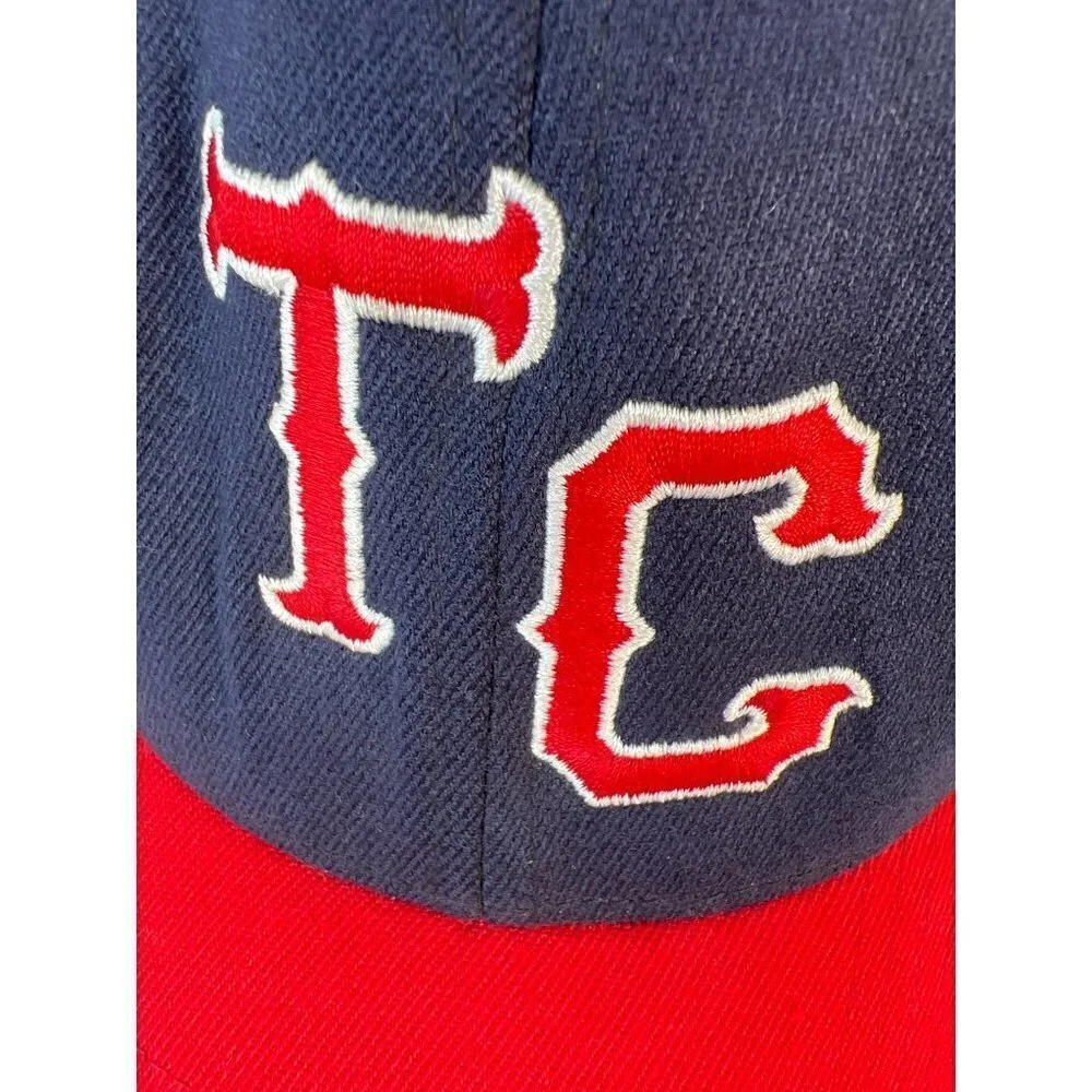 VTG Braves Twin Cities Monogram Richardson‎ Pro Model Flex Fit Hat Cap Baseball